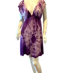 VOXX Sun Dress Tie-Dye Dress or Bathing Suit Cover-Up Fairiecore One Size Color